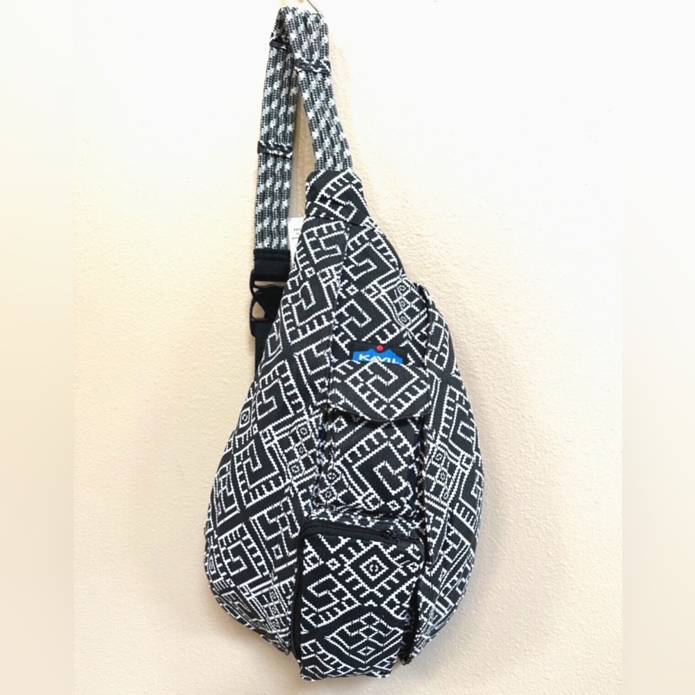 KAVU Original Rope Crossbody Bag ~ Tile Maze - Picture 9 of 14